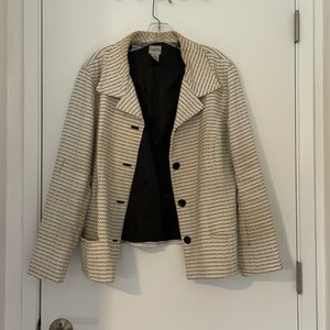 Cream Formal Business Jacket